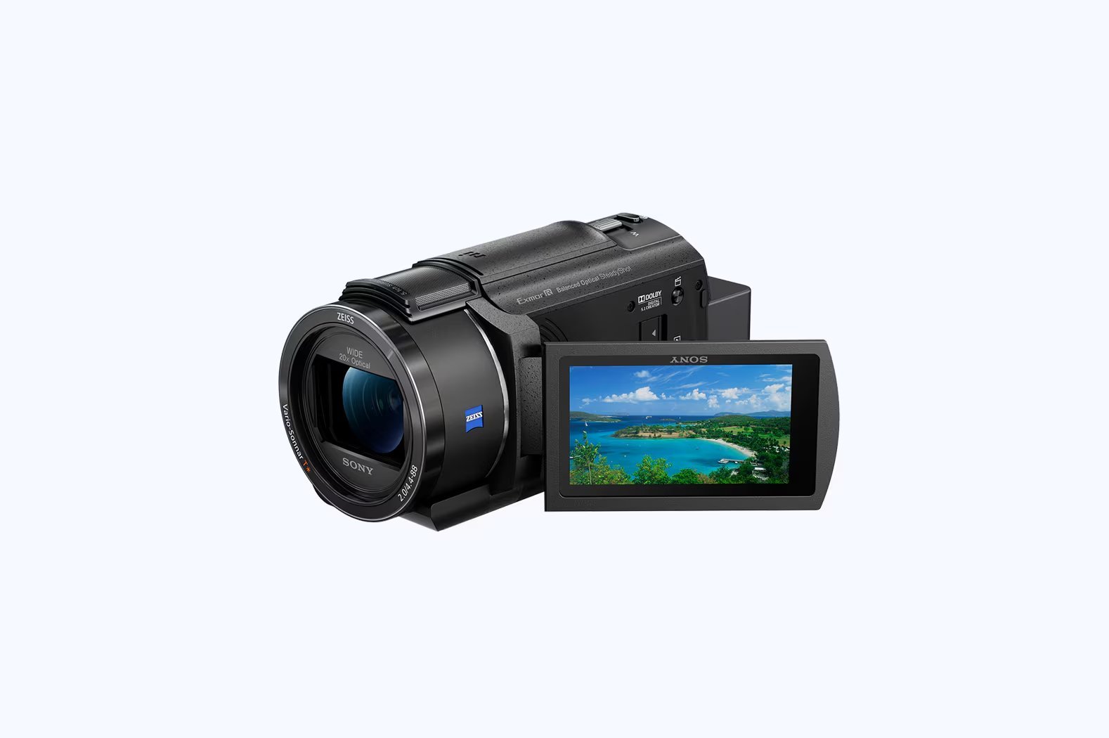 Cámara Sony Handycam 4K AX43A incluida en el alquiler de cámara para bodas de GALIUX Film